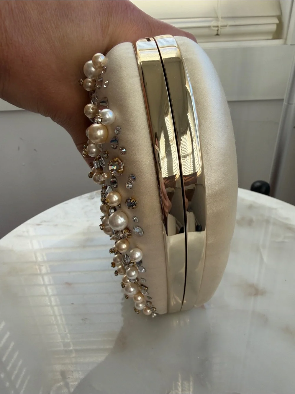 NWOT Kate Spade Embellished 3D Heart Clutch Bag - Picture 3 of 8